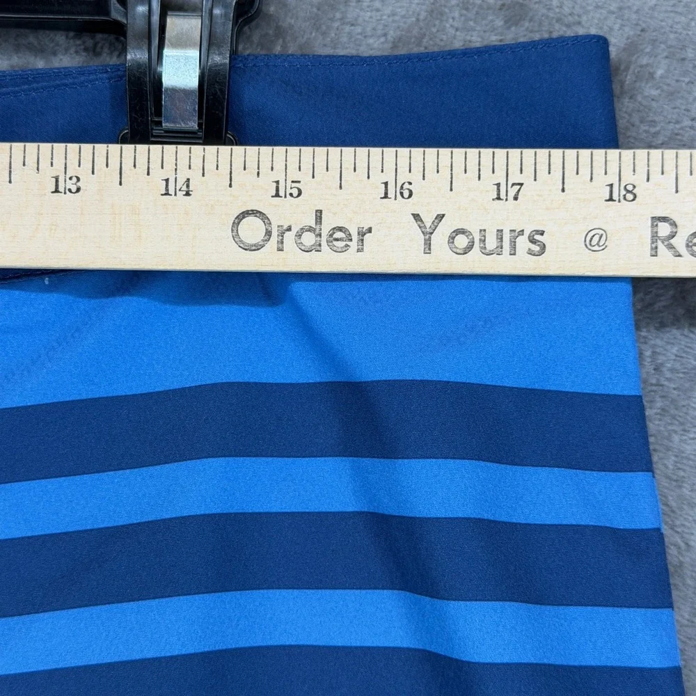Vineyard Vines Mens Blue Green Ombre Striped Board Shorts‎ Swim Trunks 34 1M0585